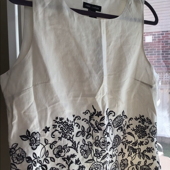 Blouse new never worn 55% silk 45% linen - Picture 8 of 14